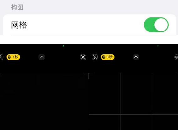 郫县苹果手机维修网点分享iPhone如何开启九宫格构图功能