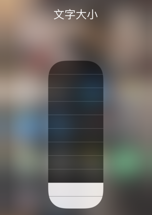 郫县苹果手机维修分享小技巧：在 iPhone 控制中心快速调节字体大小 